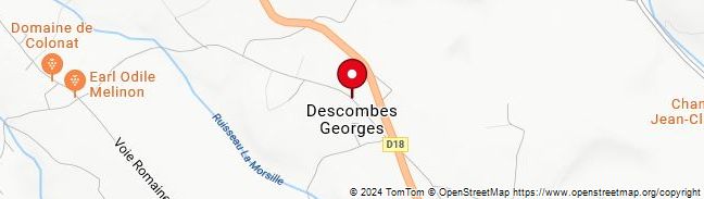 Map of Georges Descombes Chiroubles